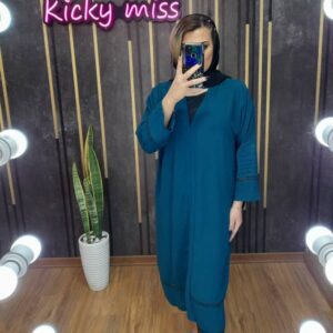 عبایی نواردار سبز کله غازی