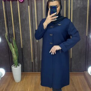 شانتون دکمه طلایی سایز بزرگ رنگ سرمه ای