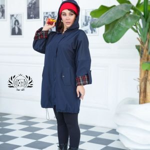 بارانی زنانه عمده مدل رزیتا دو سایز