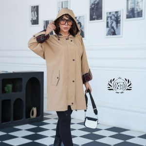 بارانی زنانه عمده مدل رزیتا دو سایز پک 10 تایی