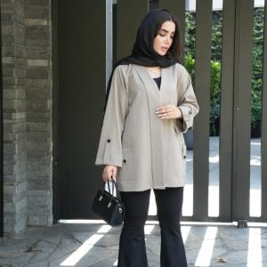مانتو عمده پاییزه مدل پادینا فری سایز قد 75