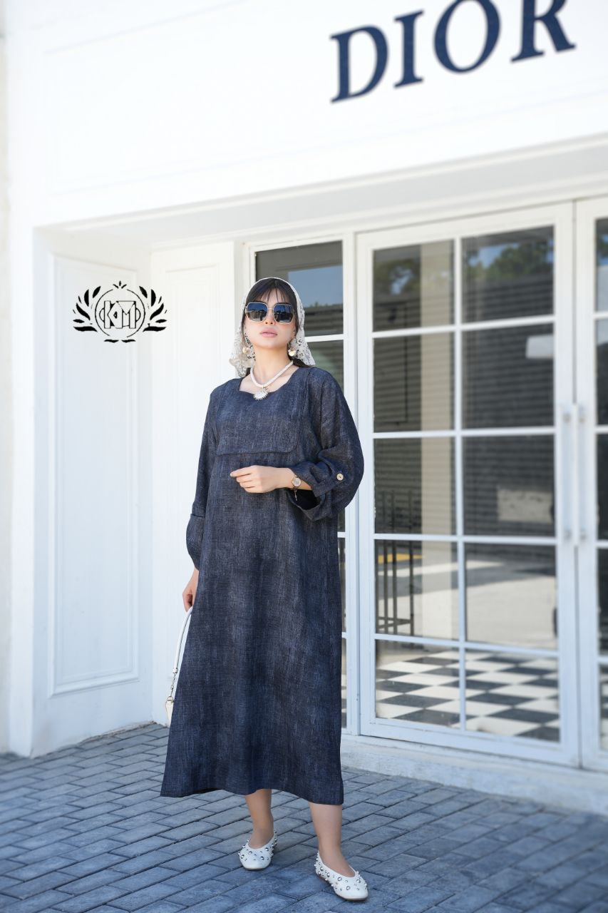 مدل کفتان سایز بزرگ زنانه شیندل کرم تیره