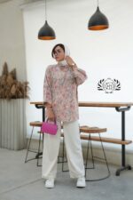 مانتو زنانه طرحدار مدل الیانا