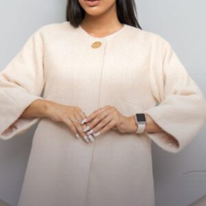پالتو بیسکوئیتی آستردار مدل پارلا