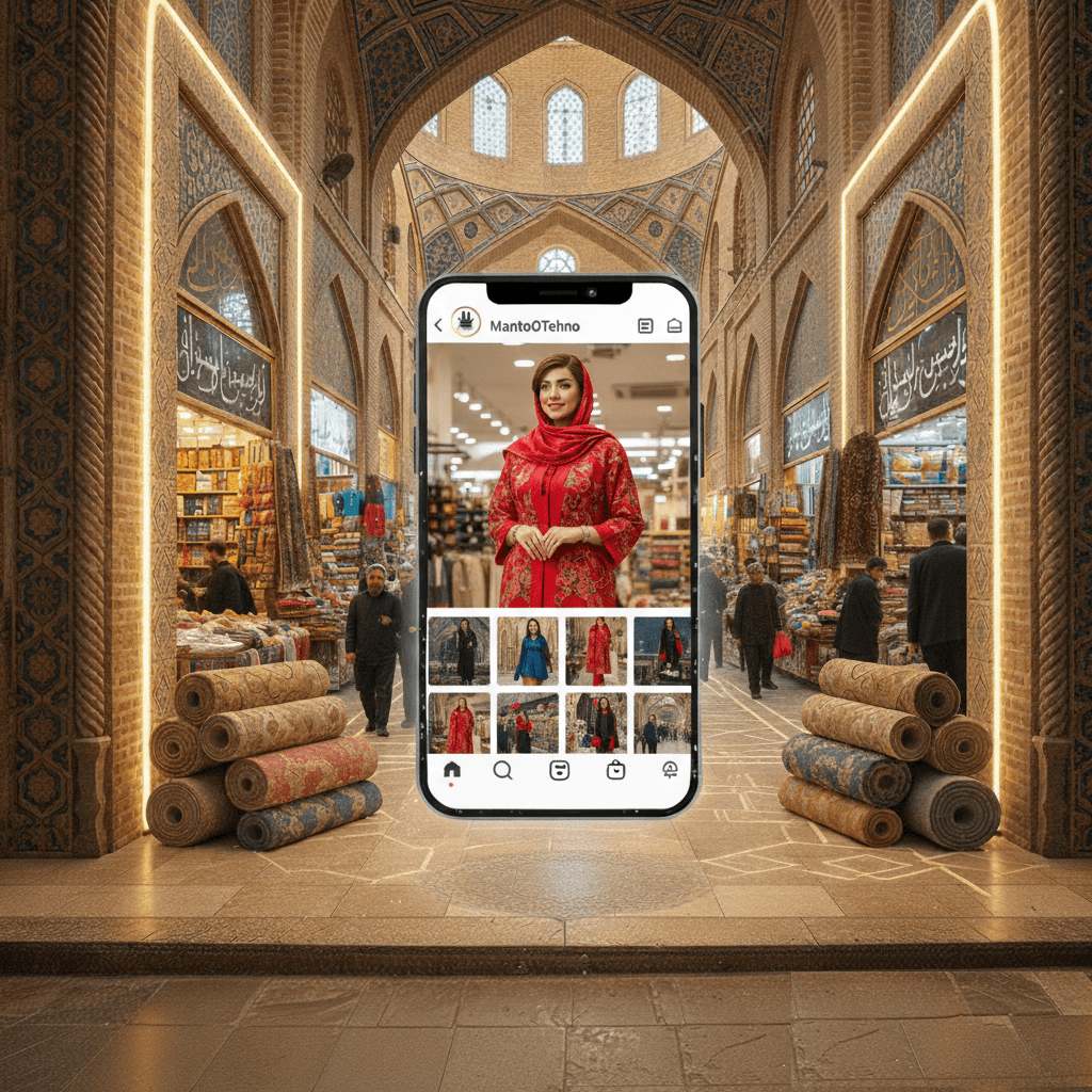 پیج اینستاگرام تولیدی مانتو عمده در بازار بزرگ تهران