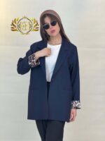 مانتو کتی عمده دیبا - رنگ سرمه ای
