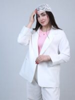 مانتو کتی عمده رابیا - رنگ سفید