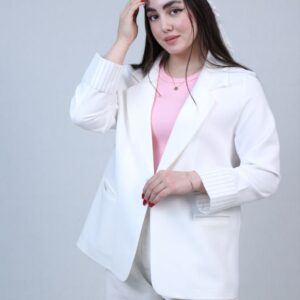 مانتو کتی عمده رابیا - رنگ سفید