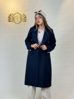 مانتو عمده بلند ژیکان - رنگ سورمه ای