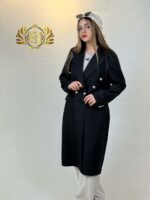 مانتو عمده بلند ژیکان - رنگ مشکی