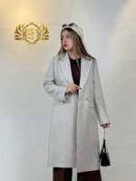مانتو عمده بلند ژیکان - رنگ کرم