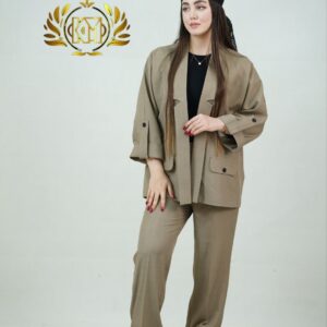مانتو کتب عمده نورا - رنگ نسکافه ای