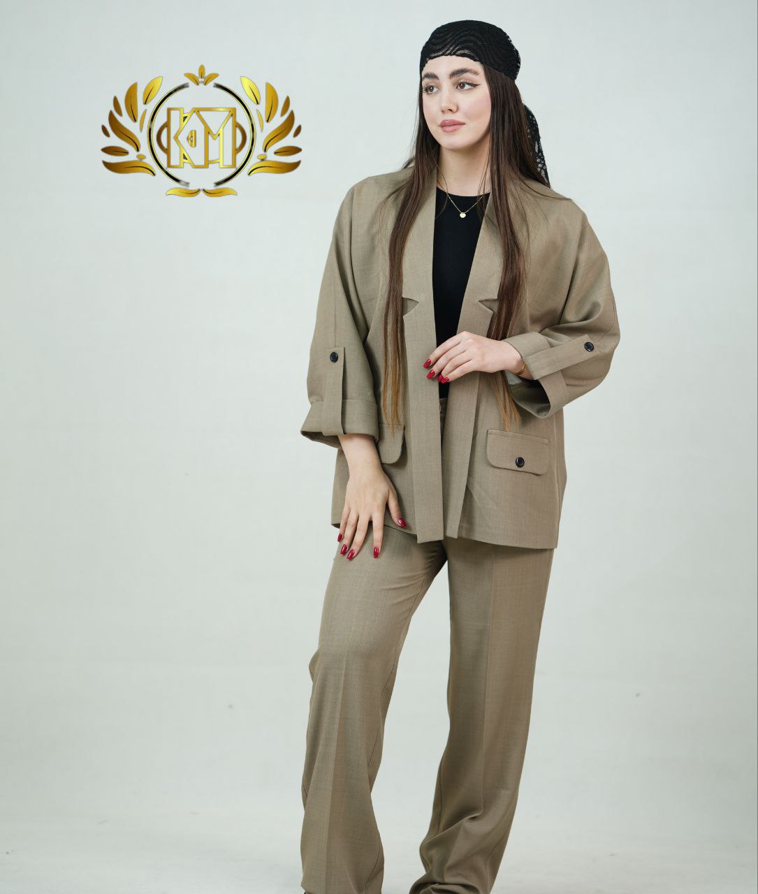 مانتو کتب عمده نورا - رنگ نسکافه ای