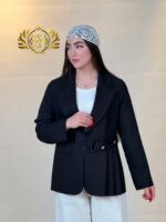 مانتو کتی عمده دلنازک - رنگ سرمه ای