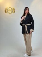 مانتو کتی عمده پرنیان - رنگ مشکی