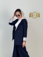 کت و شلوار زنانه عمده بارلی - رنگ سرمه ای