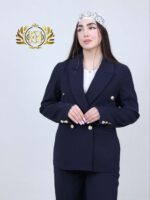 کت و شلوار زنانه عمده مایا - رنگ سرمه ای