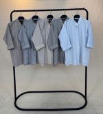 رنگ بندی شومیز نخی عمده مدل آندیا فری سایز قد ۷۵