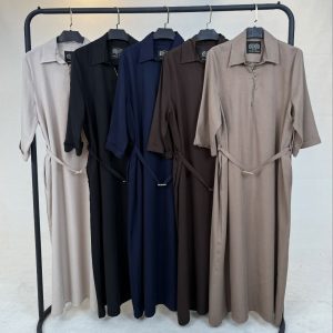 رنگ بندی مانتو کتان عمده مدل لادن