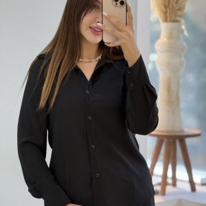 شومیز عمده نیلوفر الیزه مشکی