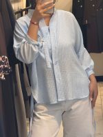 شومیز نخ زارا عمده مدل ژولیا