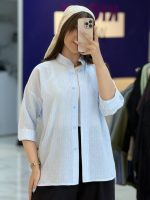 شومیز نخی عمده مدل آندیا فری سایز قد ۷۵