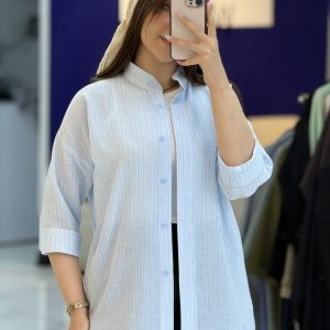 شومیز نخی عمده مدل آندیا فری سایز قد ۷۵